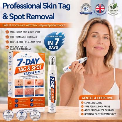 𝐏𝐡𝐚𝐫𝐦𝐚𝐜𝐢𝐬𝐭 𝐑𝐞𝐜𝐨𝐦𝐦𝐞𝐧𝐝𝐞𝐝 🧩𝑯𝗲𝙖𝐥𝒓𝗶𝙯𝗲® 7-𝐷𝑎𝑦 𝗧𝐚𝐠 & 𝗦𝗽𝐨𝐭 𝐄𝐫𝒂𝒔𝒆𝒓🪄(Zero 𝐏𝐚𝐢𝐧, Zero 𝐒𝐜𝐚𝒓𝒔 Rollerball)👩‍⚕️