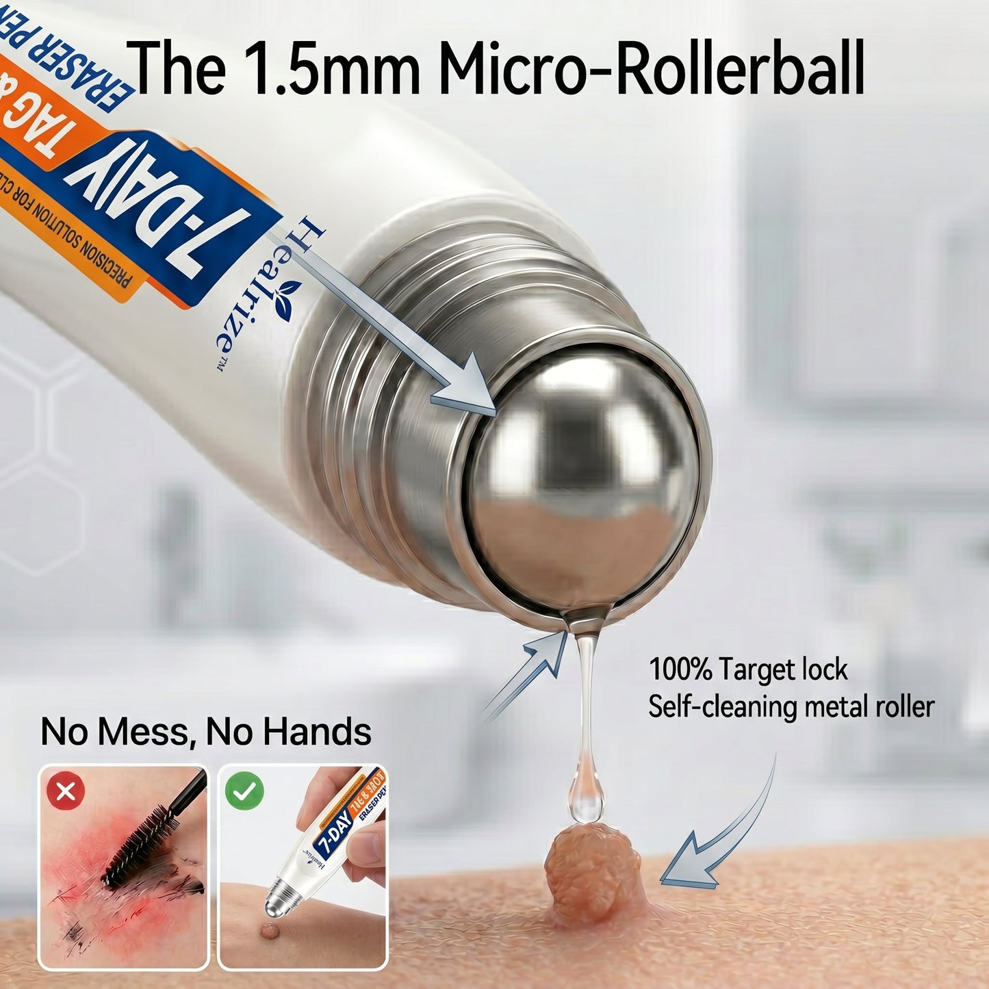 𝐏𝐡𝐚𝐫𝐦𝐚𝐜𝐢𝐬𝐭 𝐑𝐞𝐜𝐨𝐦𝐦𝐞𝐧𝐝𝐞𝐝 🧩𝑯𝗲𝙖𝐥𝒓𝗶𝙯𝗲® 7-𝐷𝑎𝑦 𝗧𝐚𝐠 & 𝗦𝗽𝐨𝐭 𝐄𝐫𝒂𝒔𝒆𝒓🪄(Zero 𝐏𝐚𝐢𝐧, Zero 𝐒𝐜𝐚𝒓𝒔 Rollerball)👩‍⚕️